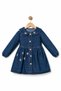 2-3-4-5 Years Old Girl's Long Sleeve Denim Dress
