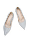 Women's Sparkling Short Heeled Evening Dress Stiletto and Bag Set - 4