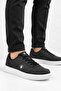 Men's Sneaker Black White Sole Casual Comfortable Sports Shoes