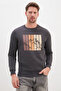 3 Thread Mountain Printed Crew Neck Sweatshirt