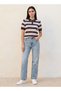 Youth Polo T-shirt with Stripes - 5