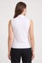 2-White Women's Sleeveless Half Turtleneck Body/Blouse - Pack of 2 - 7