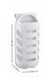 White, Bag Holder, Bag Organizer and Storage Box 36X17X11Cm - 5