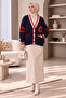 College Jacket Style Casual Cardigan - 2