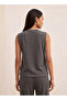 Youth Textured Sleeveless Top with Buttons - 3