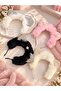 Plush Crown Buckle & Colorful Rubber Buckle & Plush Keychain - 3