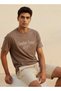 Basics Slim Fit Crew Neck Slogan Print T-shirt - 5