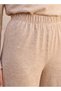 بنطلون ذكي واسع الساق بخصر مطاطي ونسيج مميز - 5
