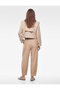 Modal Fabric Pocketed Pleated Barrel Pants - 3