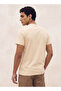 Basic Slim Fit Crew Neck Short Sleeves Slogan Print T-shirt - 3