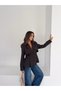 Women's Double-Breasted Collared Buttoned Trench Coat Jacket - 5