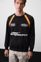 Salvatore Men's Black Sweatshirt with Contrast Stripes - 2