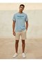 Basics Slim Fit Crew Neck Slogan Print T-shirt - 3