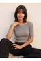 Youth T-shirt with Ribbed Design - 6
