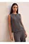Youth Textured Sleeveless Top with Buttons - 5