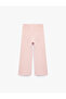 Star Printed Wide Leg Sweatpants with Pockets - 4