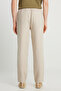 Regular Fit Normal Waist Straight Leg Linen Trousers Men's Pants W 2510479614 - 4