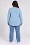 Women's Plus Size Crew Neck Long Sleeve Oval Hem Tunic T-Shirt Spr26Btk992 - 4