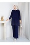Sim İp Detailed Knitwear Trousers Tunic Set - 6