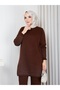 Sim İp Detailed Knitwear Trousers Tunic Set - 4
