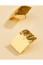 Women Gold Embellished Earrings - 3