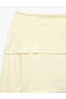 Viscose Blended Long Sleeve Off-Shoulder Blouse - 3