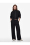 Modal Fabric Pleated Detailed Straight Fit Trousers with Side Pockets