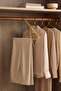 Gold Triangle Metal Clothes Hanger
