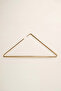 Gold Triangle Metal Clothes Hanger - 4