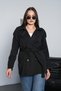 Women's Belted Double-Breasted Buttoned Short Trench Coat with Epaulet Detail - 6