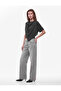 Asymmetrical Cut Layered Degaje Collar Boxy Single Sleeve Knitwear Blouse - 2