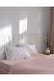 Isaline 100% Cotton Ranforce Ruffled 2-Piece Pillowcase - Red