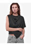 Asymmetrical Cut Layered Degaje Collar Boxy Single Sleeve Knitwear Blouse - 3