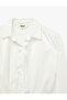 Regular Fit Long Sleeve Satin Shirt - 3