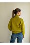 Turtleneck Zippered Soft Textured Sweatshirt - 6