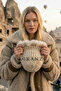 Knitted Natural Fur Women's Hat - 3