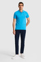 Men's Cobalt Blue Basic T-Shirt 50322347-Vr077 - 4