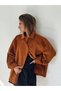 Ruby Bomber Jacket Coat Women's Cinnamon - 2