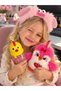 Plush Crown & Plush Keychain Rubber Buckle Set of 3 & Gift Buckle for Girls