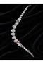 Silver Anklet with Shuttle Stones - 2