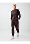 Acı Kahve High Waist Skinny Leg Jogger Pants with Pockets