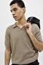 Jack&Jones Men's Polo Neck T-Shirt 12272274 Greige - 3
