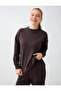 Acı Kahve Relaxed Fit Crew Neck Modal Sweatshirt - 5