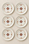 Bengi Set of 6 Porcelain Tea Plates - 4