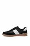 Men's Black and White Sneaker Casual Sports Shoes Lace-Up Rubber Sole Retro Casual - 3