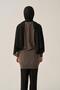 Gold buttoned long knit cardigan - 2