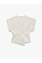Regular Fit Short Sleeve V-Neck Single Button Double Breasted Cardigan