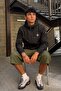 Men's Lined Zippered Hooded Black Raincoat & Windbreaker - 3