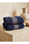 Bold Set of 2 Embroidered Hand Towels 50X90 cm - 3