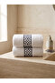 Bold Set of 2 Embroidered Hand Towels 50X90 cm - 2